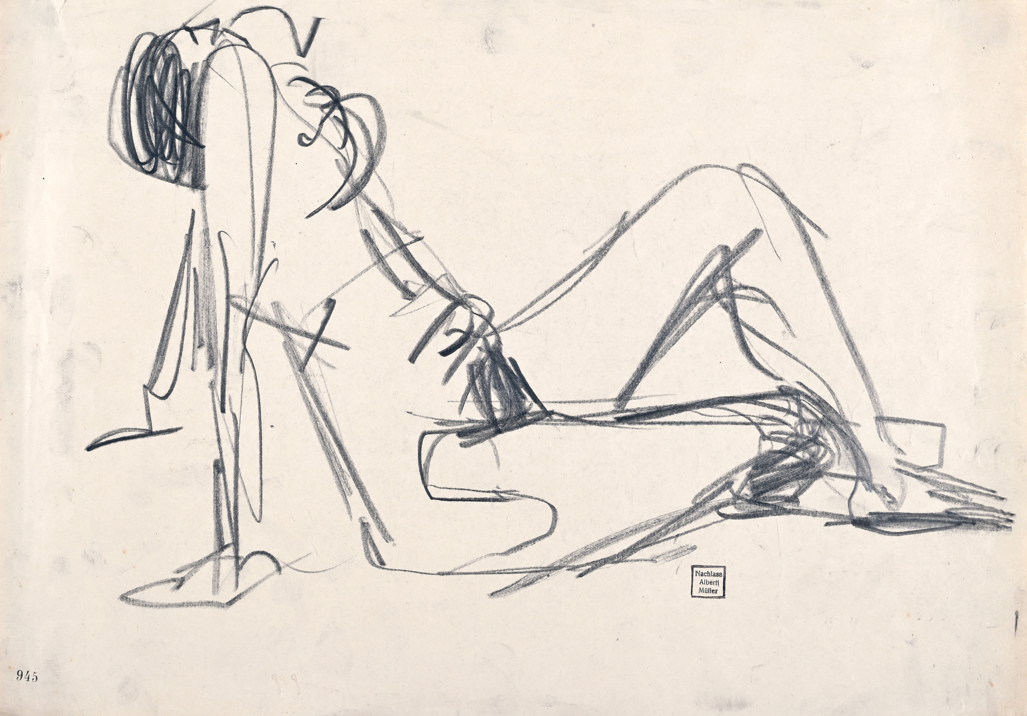Albert Müller, Female Nude