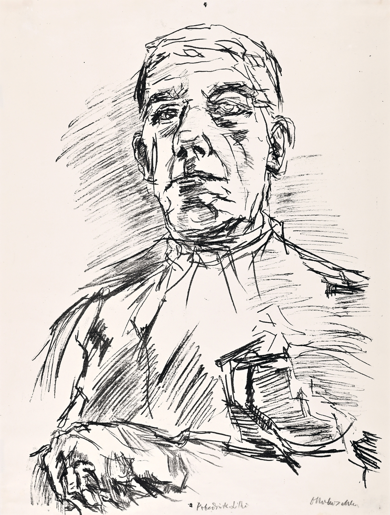 Oskar Kokoschka, Selbstbildnis