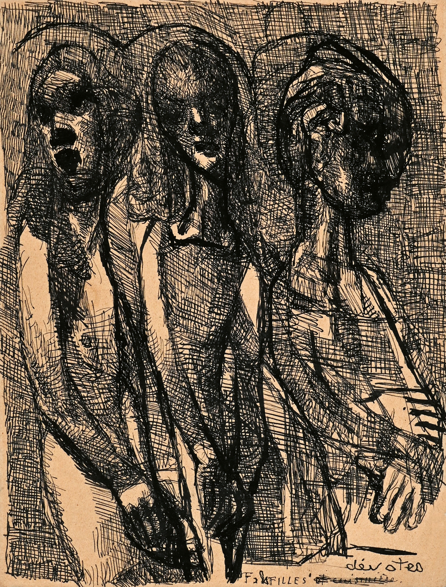 Louis Soutter, FILLES / dévotes
