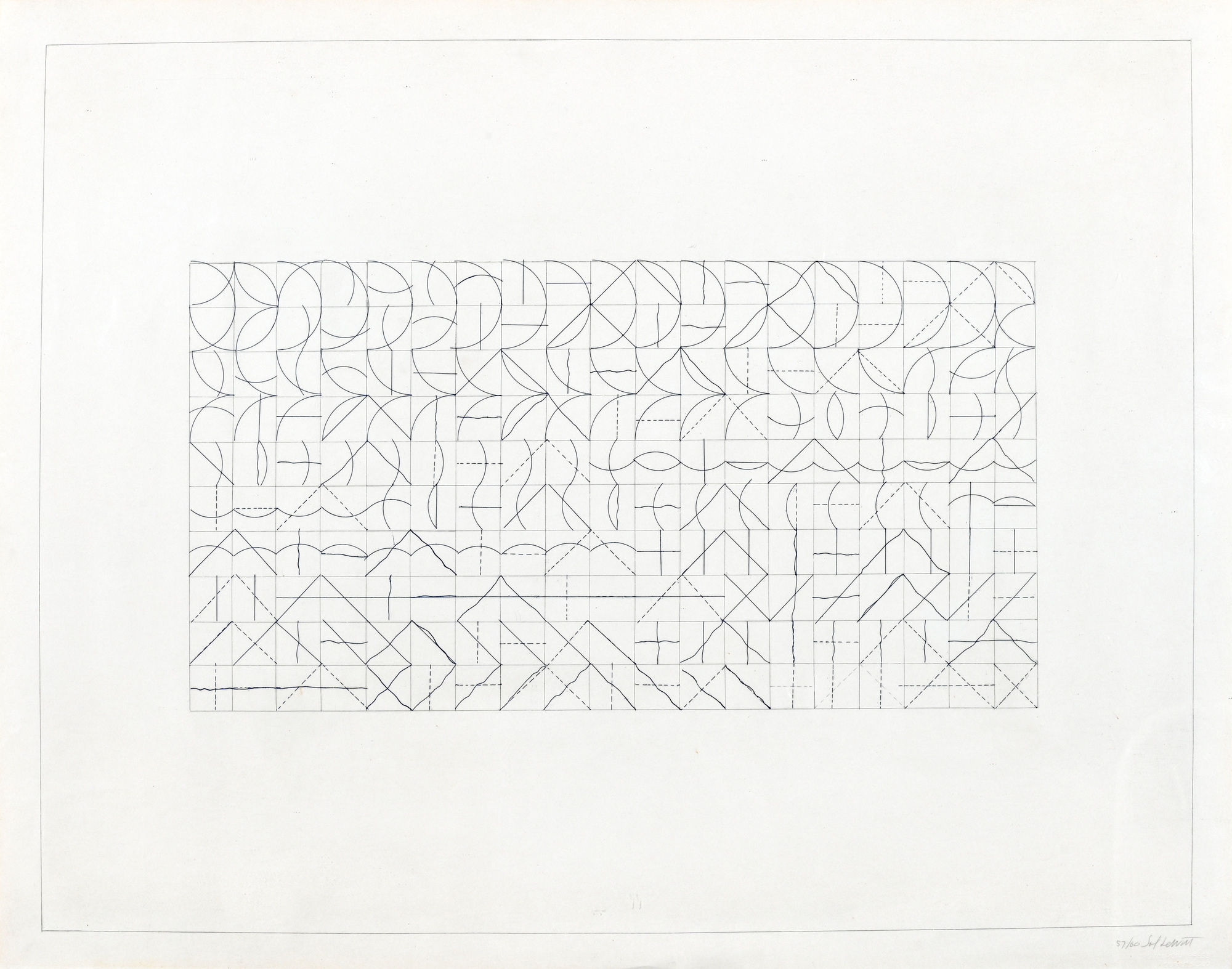 Sol LeWitt, Arcs and Lines