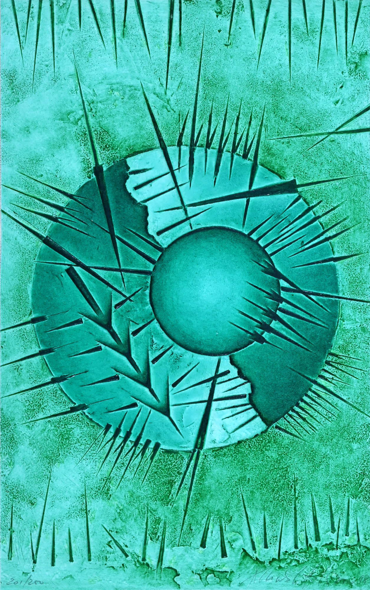 Arnaldo Pomodoro, Impronta solare
