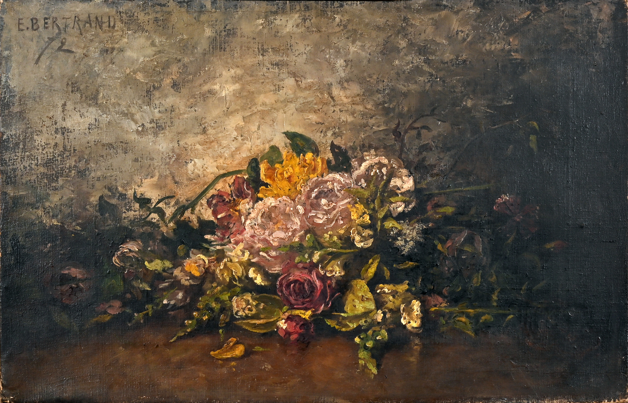 Elise Bertrand, Still Life with Flowers
