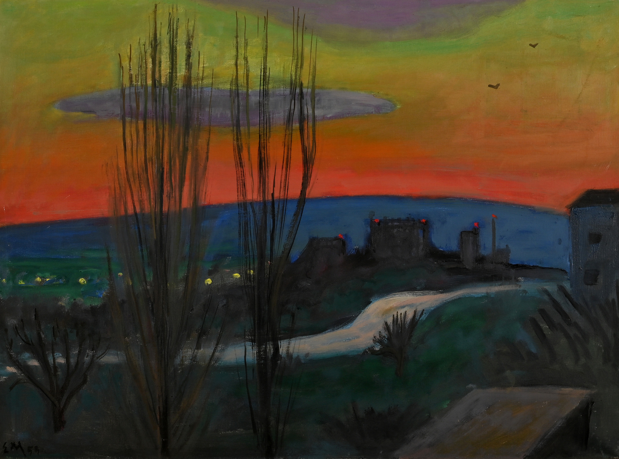Ernst Morgenthaler, Sunset over the Limmat Valley