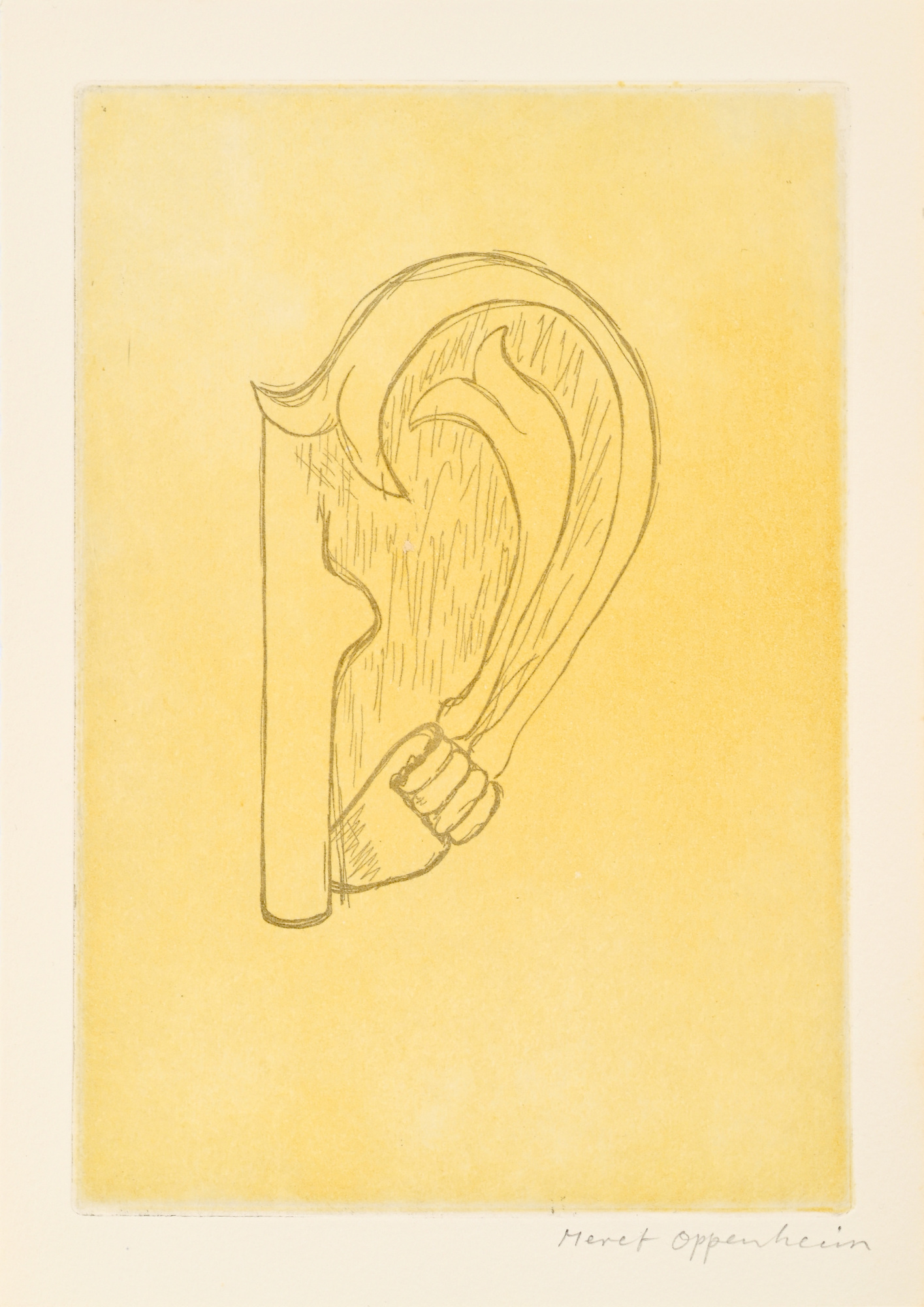 Meret Oppenheim, Das Ohr von Giacometti