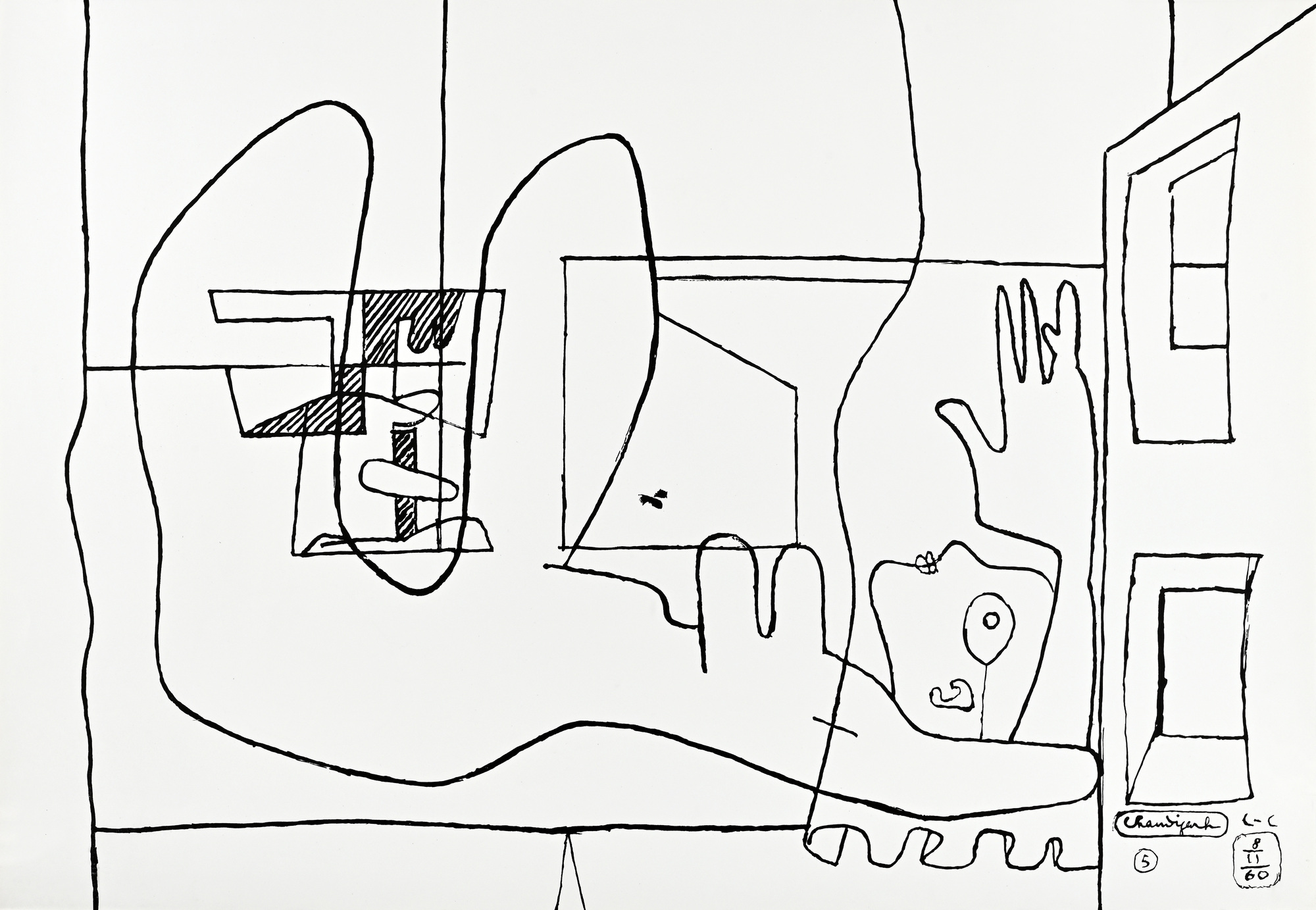 Le Corbusier, Chez soi ..., from "Cortège ..."