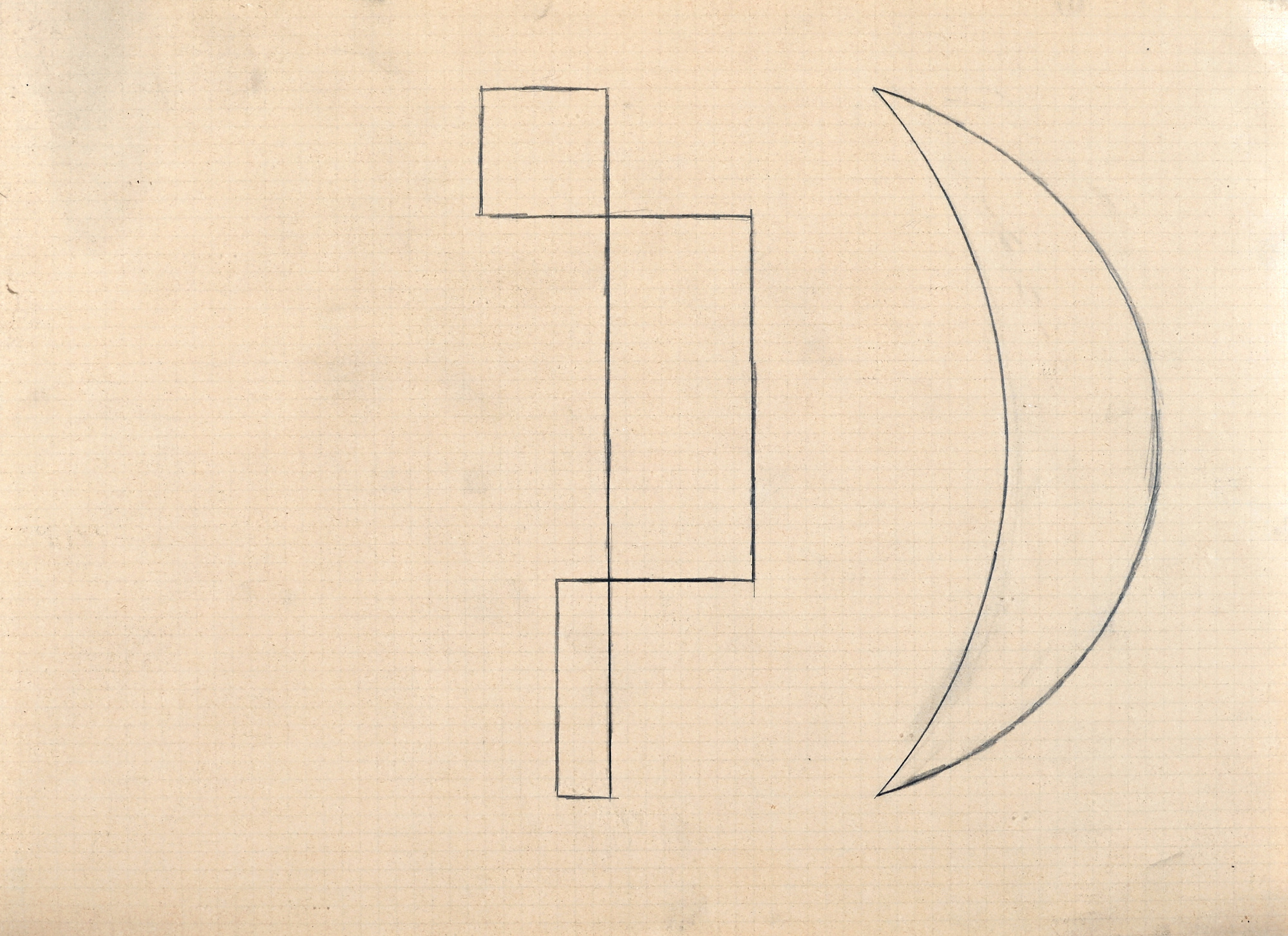 Helmut M. Federle, Woman + man -  woman + viereck - moon + man
