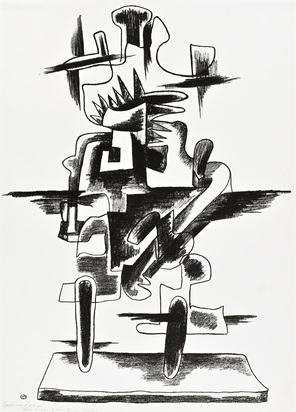 2 Blätter: Le merveilleux radeau, 1966; Deux Figures, 1967