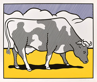 Cow Going Abstract