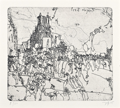 2 sheets: Die Kluge, 1965; 4 Uhr, 1970