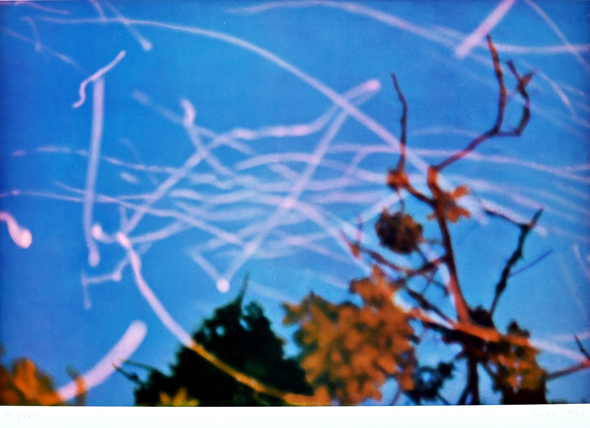 Gerhard Richter, Funken, from "Graphikmappe des Schweizerischen Kunstvereins"