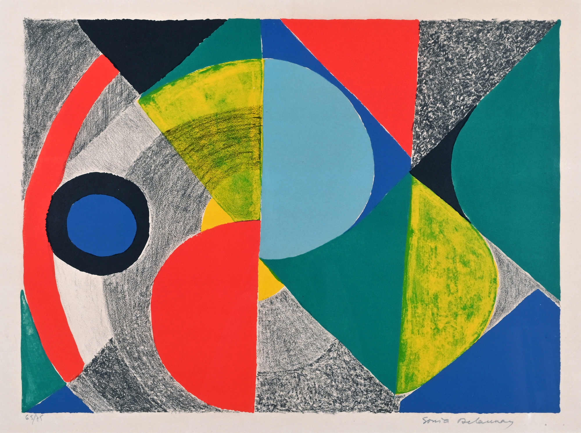 Sonia Delaunay, Horizontale