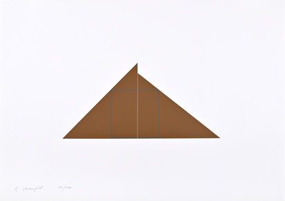 A square with two triangles