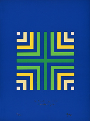 3 Blätter: Jakob Bill, 1969; Shizuko Yoshikawa; Herbert Distel, 1972