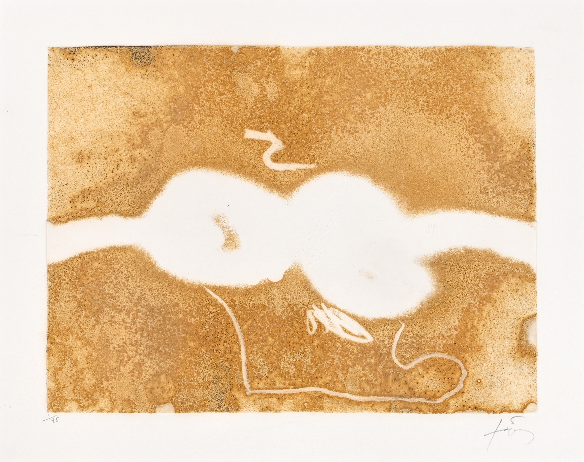 Antoni Tàpies, Untitled, from "El péndulo inmóvil"