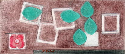Preliminary sketch for the mural in the school building
Münchwilen, Thurgau