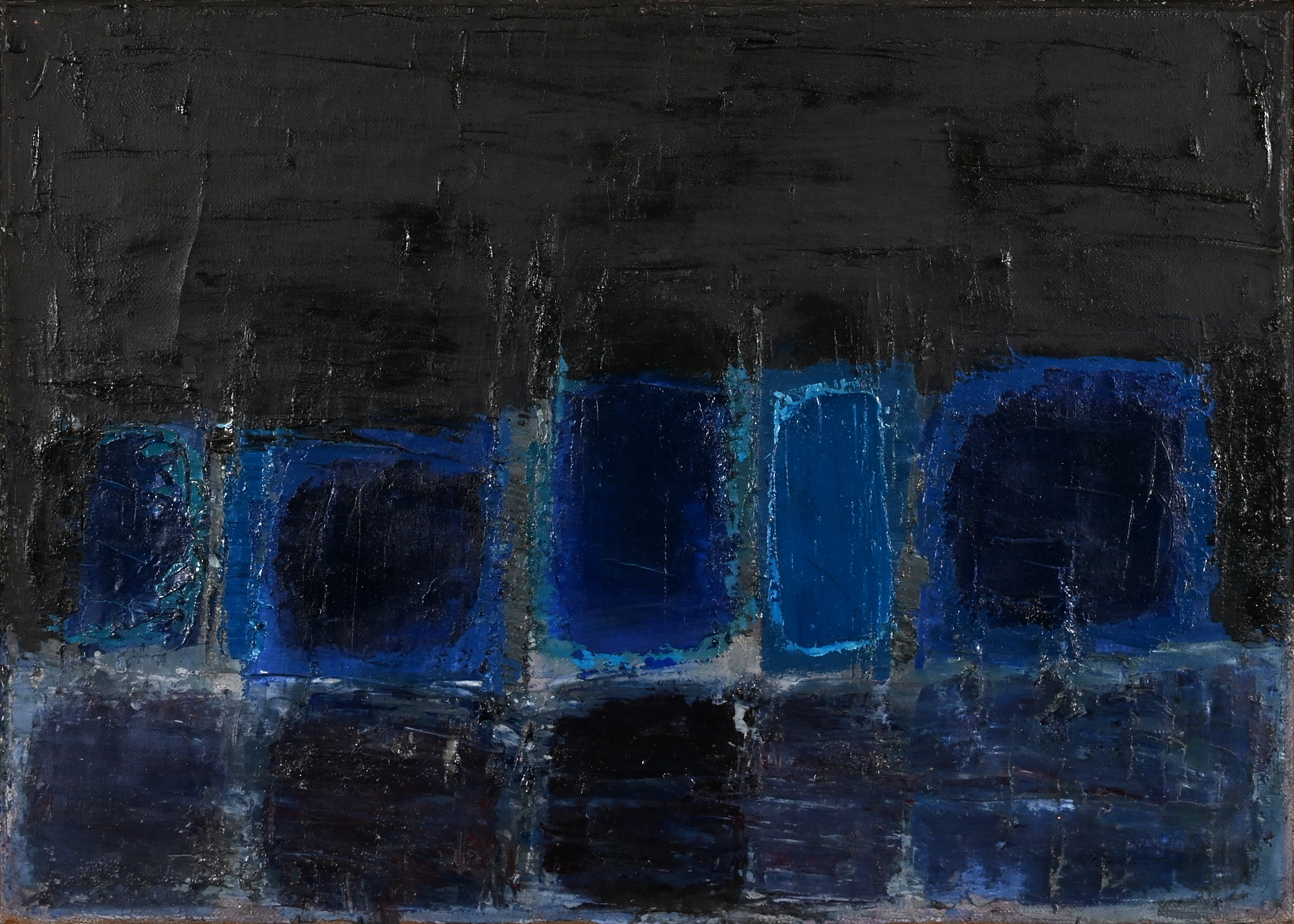 Charles Wyrsch, Blaue Flächen