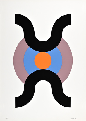 4 Blätter: Abstrakte Komposition 1, 1974 (2); Abstrakte Komposition 2, 1973 (2)
