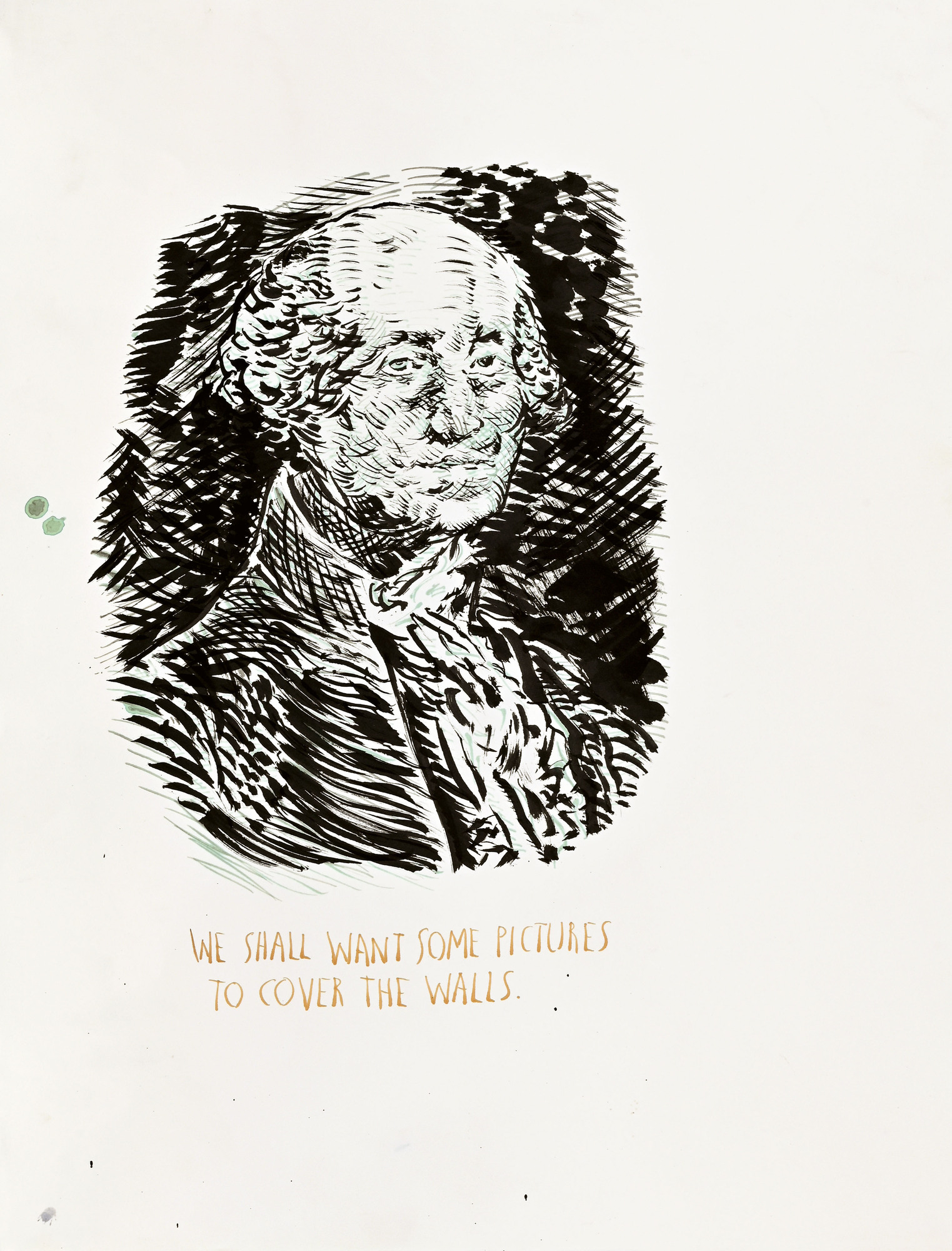 Raymond Pettibon, No Title (We Shall Want)