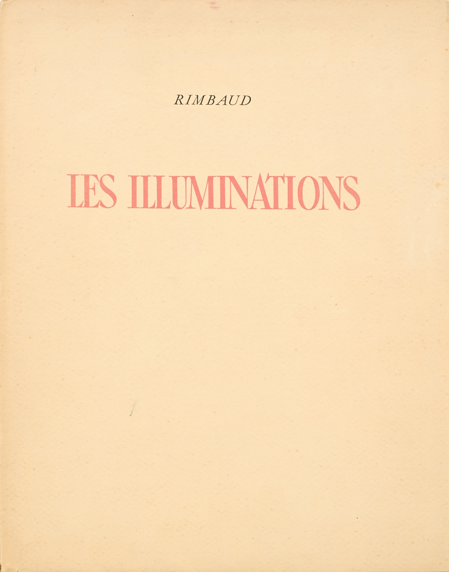 Fernand Léger, Buch. Les Illuminations