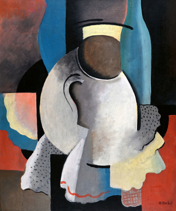 Composition à la cruche grise