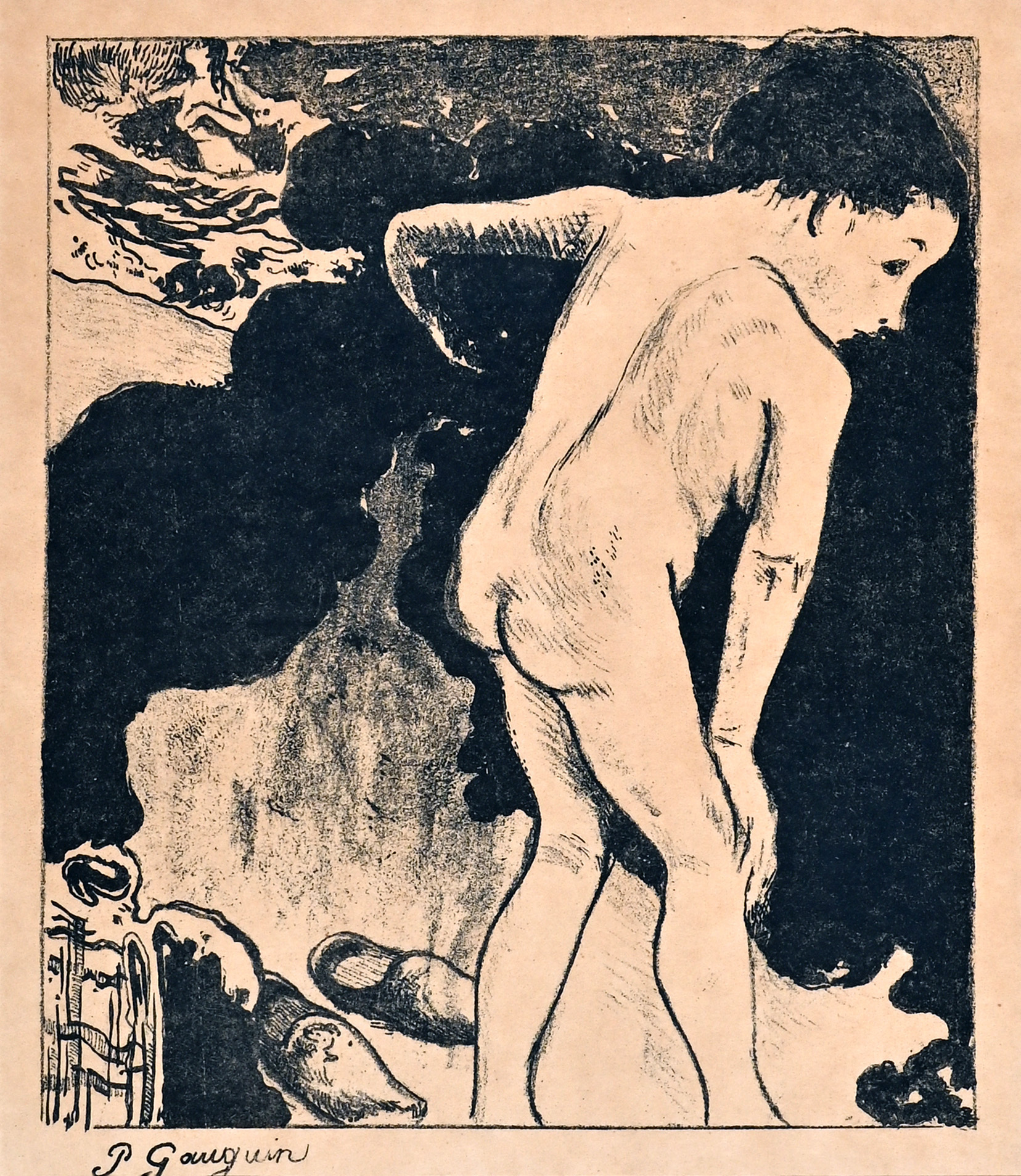 Paul Gauguin, Bretonische Badende, aus der Volpini Suite