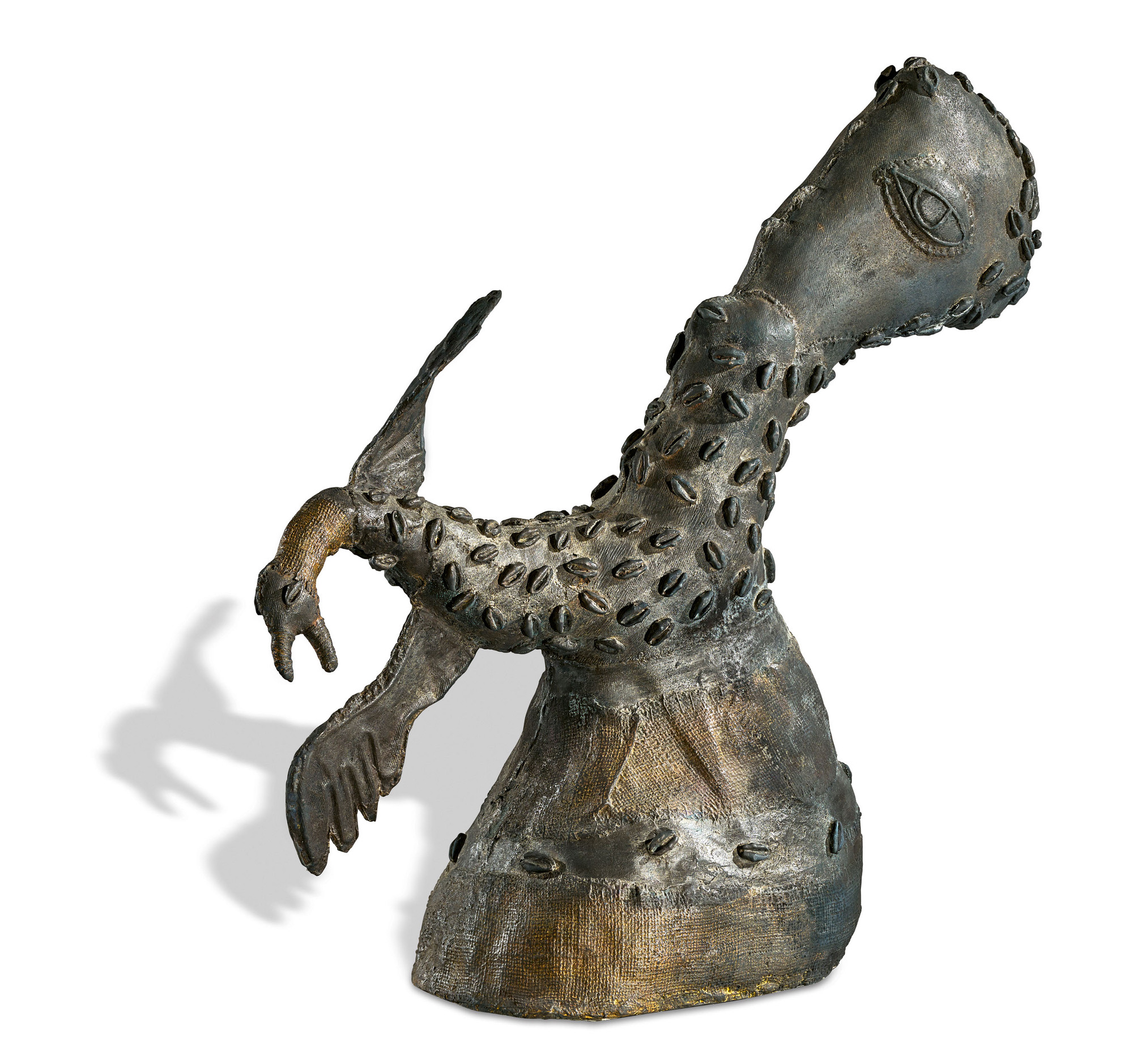 Manuel Mendive, Head with Chicken Hand