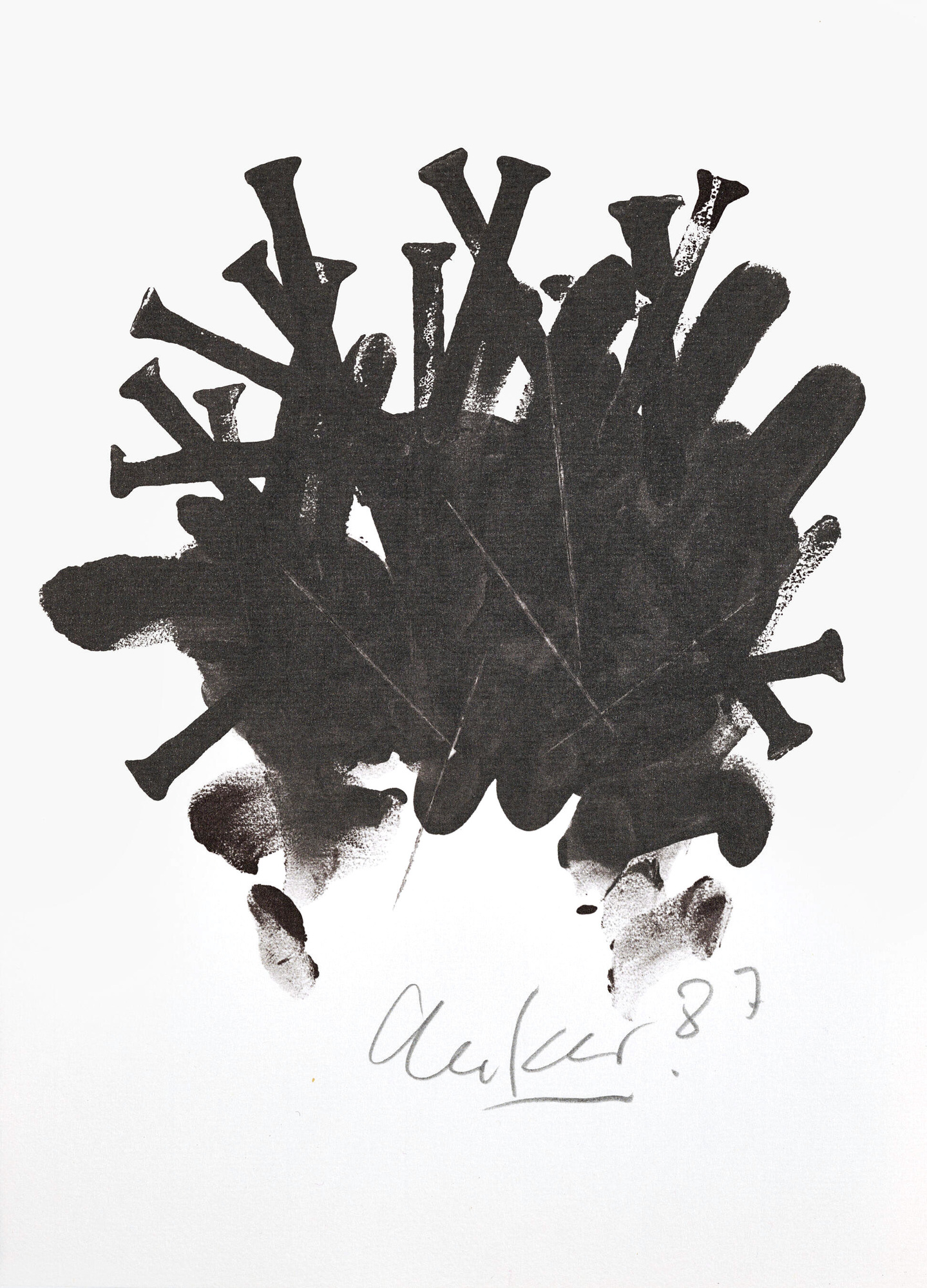 Günther Uecker, Ohne Titel