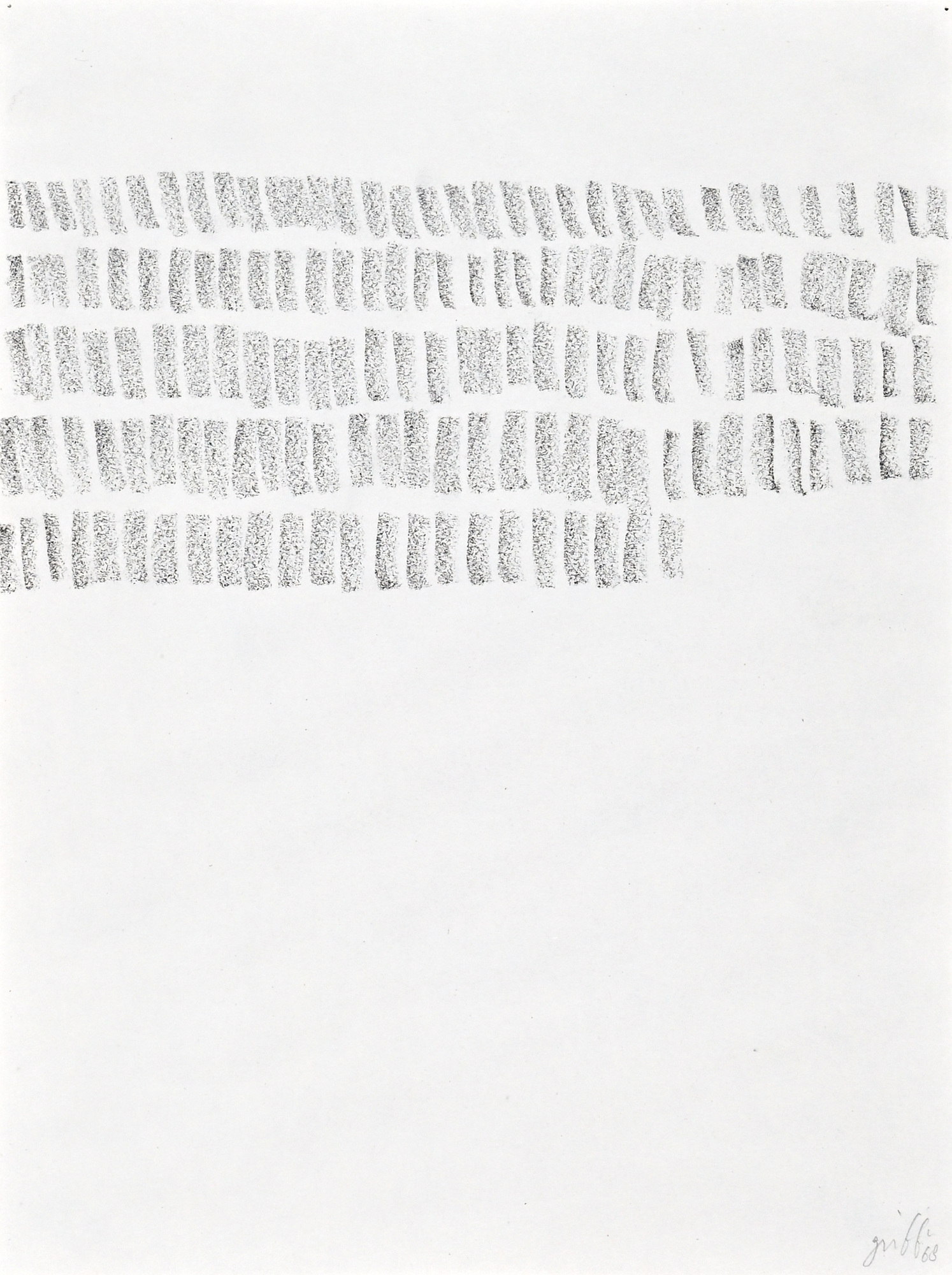 Giorgio Griffa, Untitled