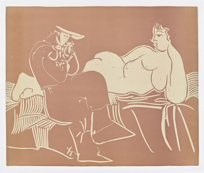 L’Aubade, avec femme accoudée