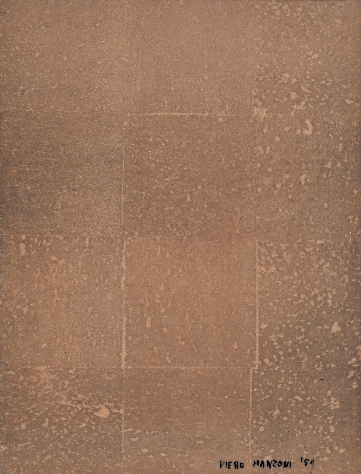 Piero Manzoni, Blatt aus "La Lune en rodage"