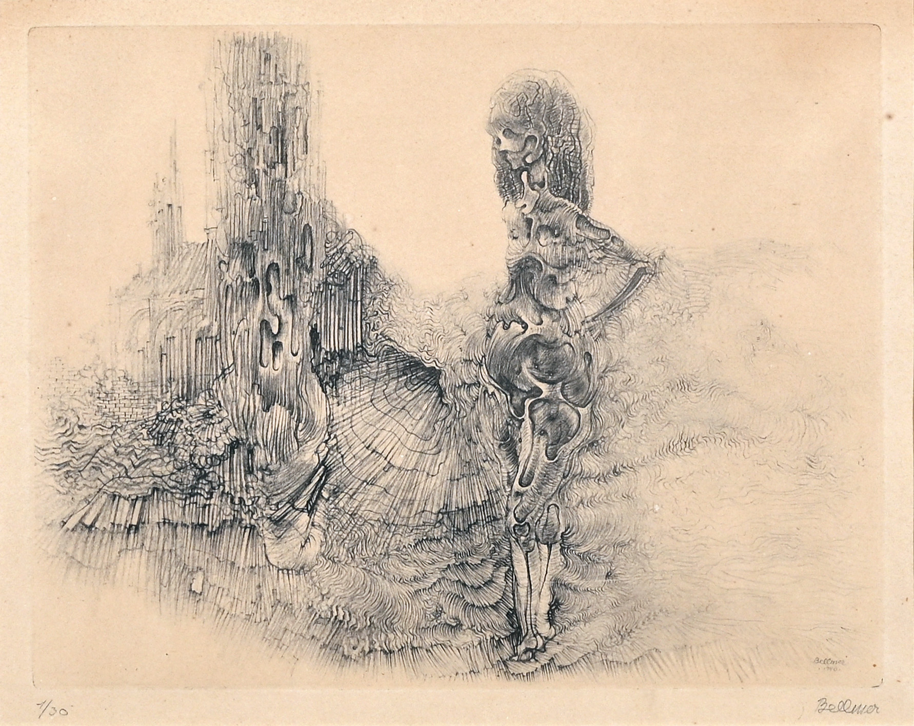 Hans Bellmer, Le Vermoulu et le Plisse