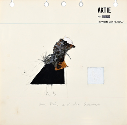 Aktie Nr. 1982S im Werte von Fr. 500.-