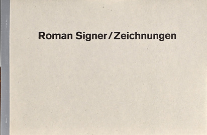 Portfolio. Roman Signer/Zeichnungen