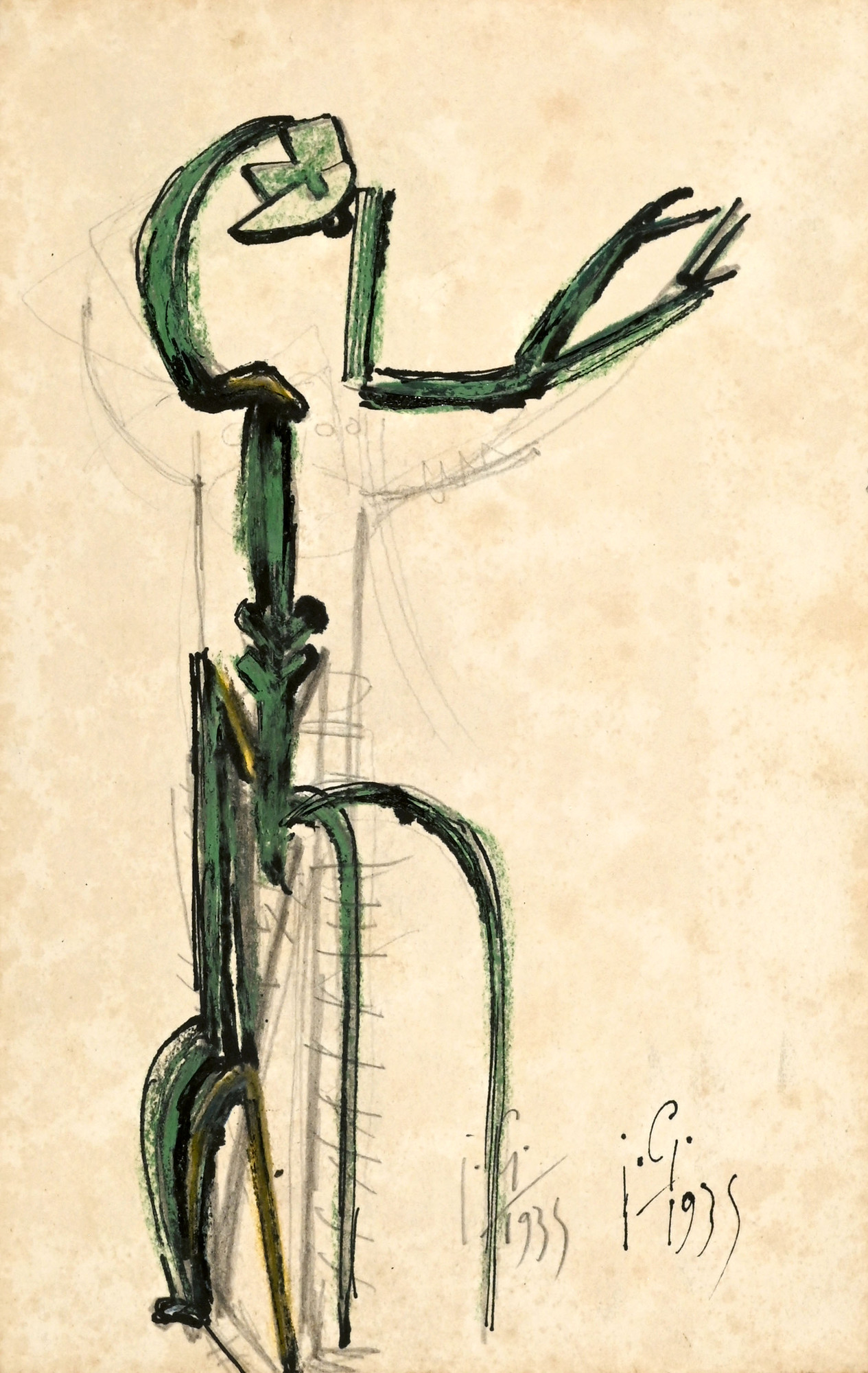 Julio González, Femme debout mains tendues