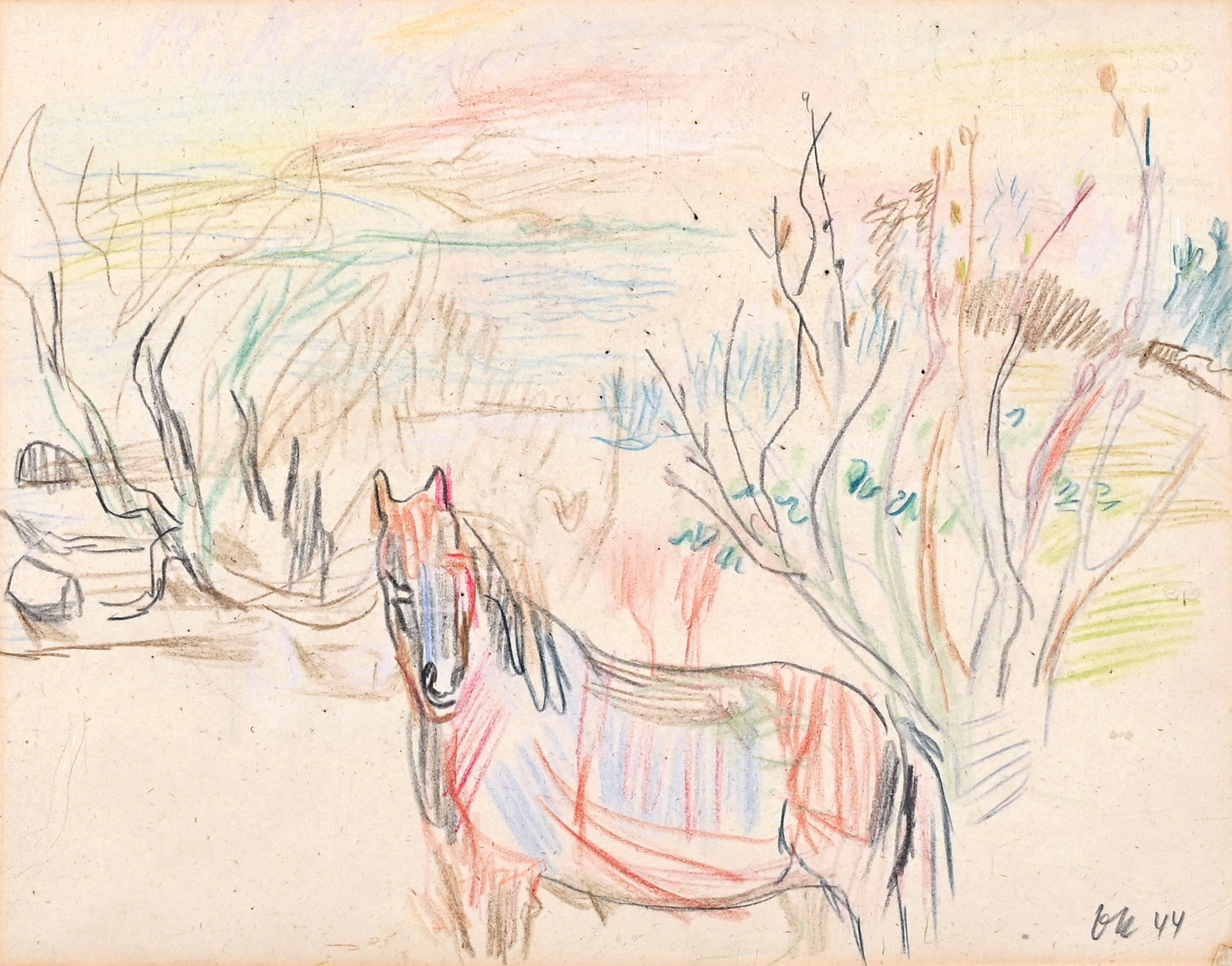 Oskar Kokoschka, Pferd