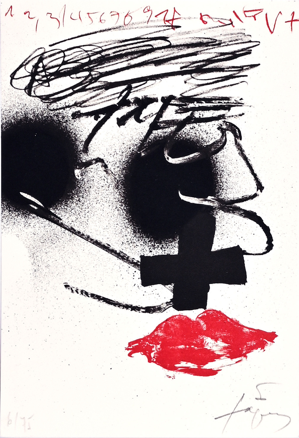 Antoni Tàpies, The Kiss