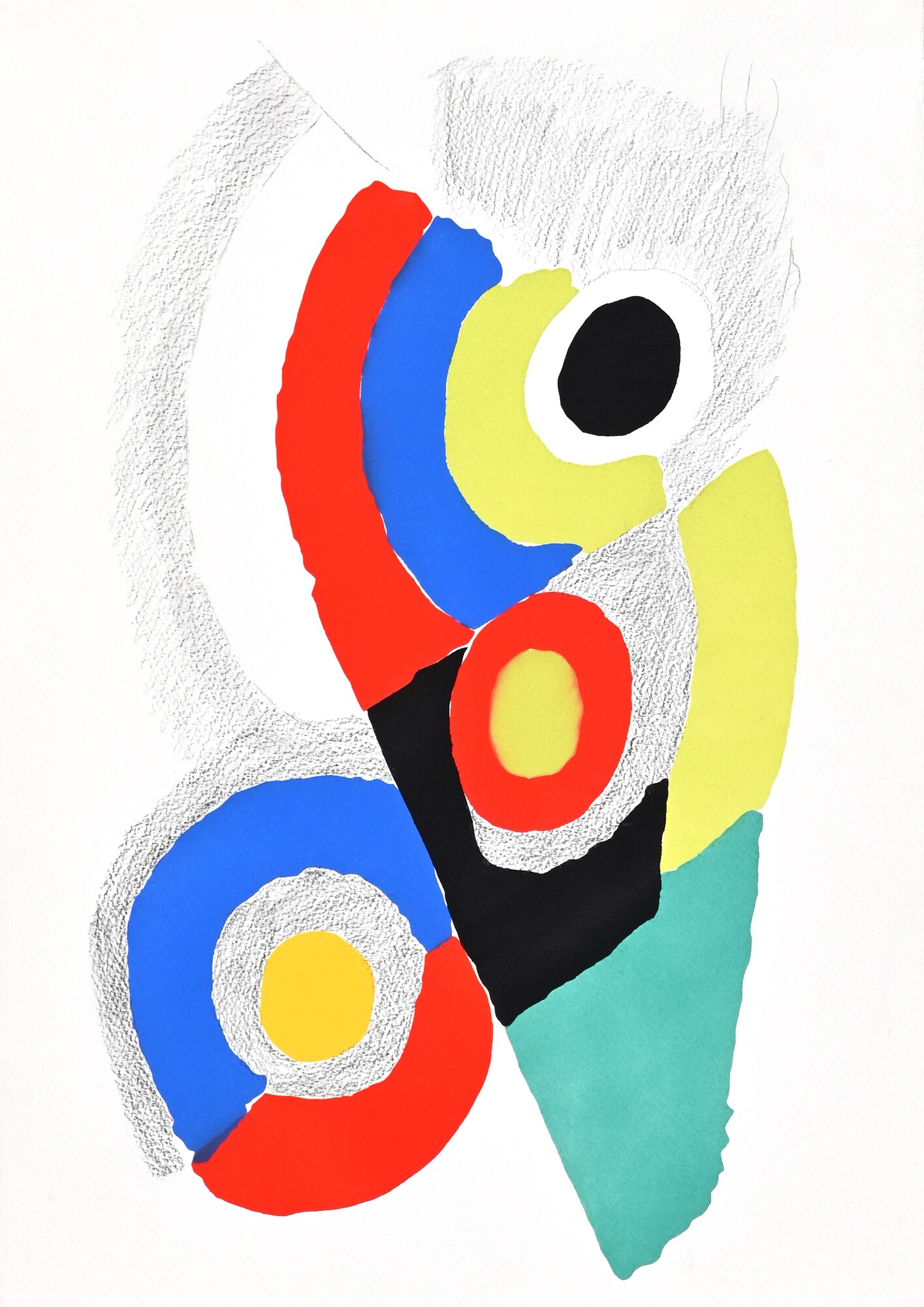 Sonia Delaunay, Blatt aus " Les Illuminations"