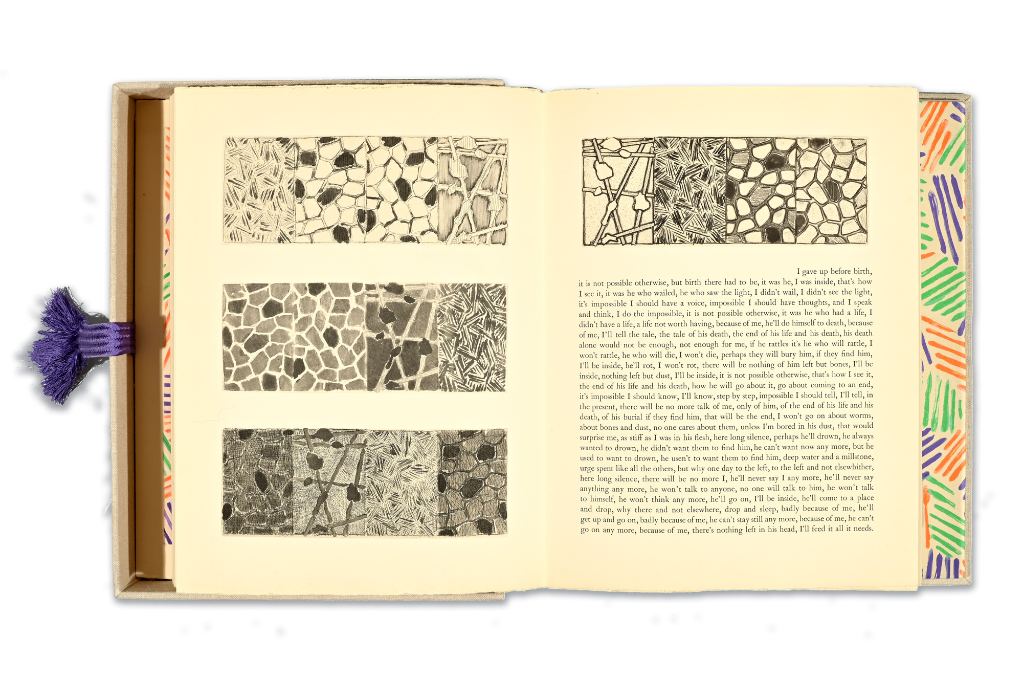 Jasper Johns, Portfolio. Samuel Beckett, Fizzles (Foirades)